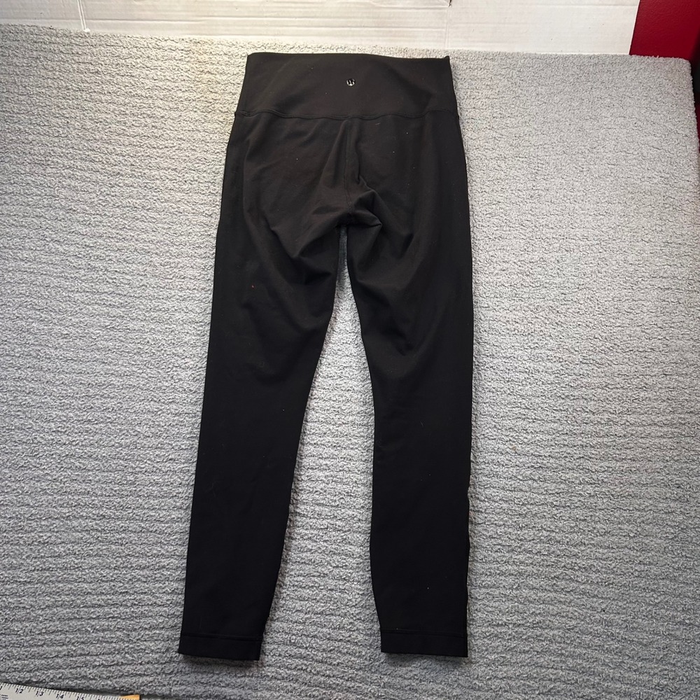Lululemon Leggings High Times Tech Mesh 4 Black Athleisure Yoga Gym - Picture 4 of 6
